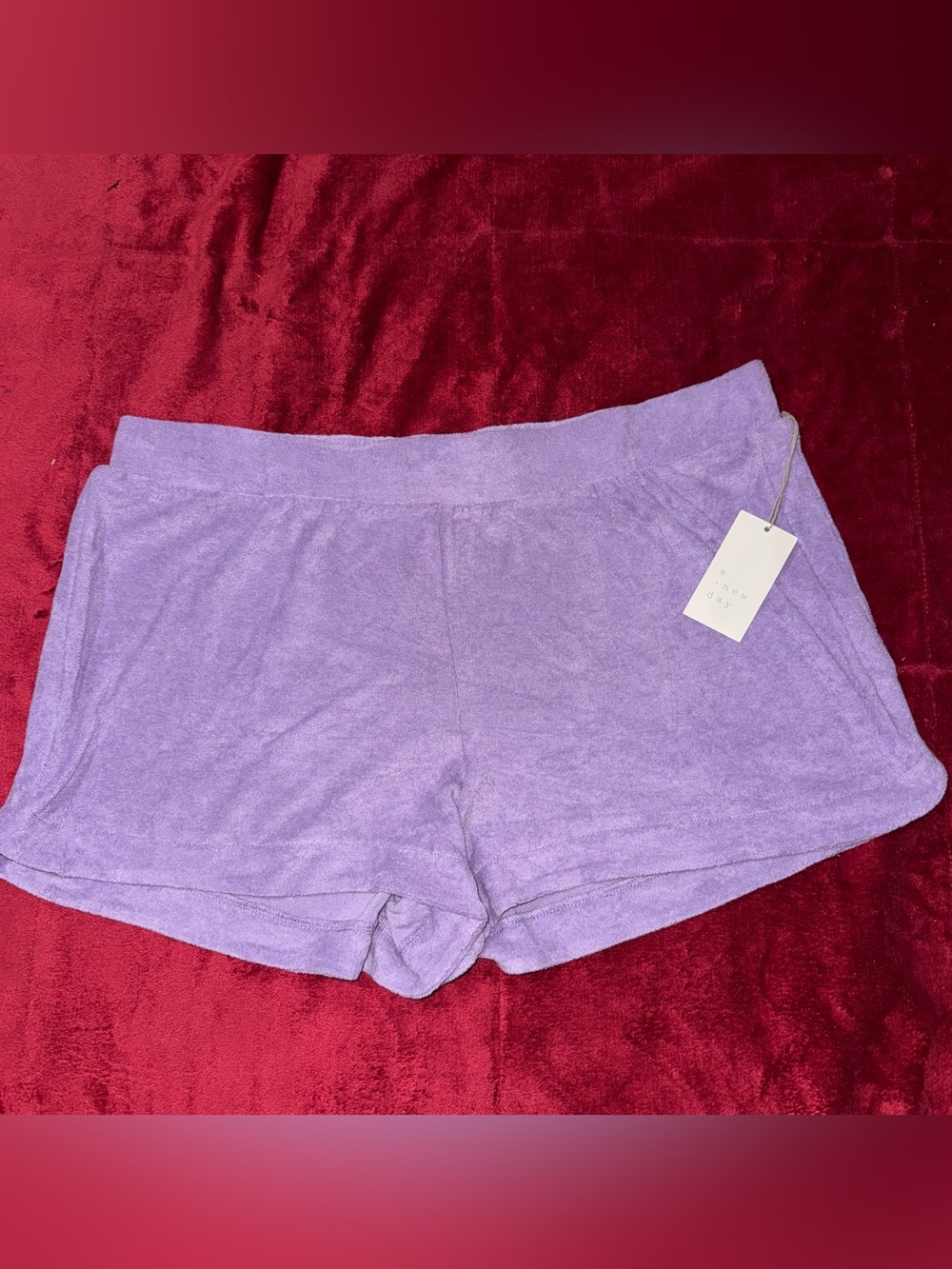 a new day fleece mini shorts xxl